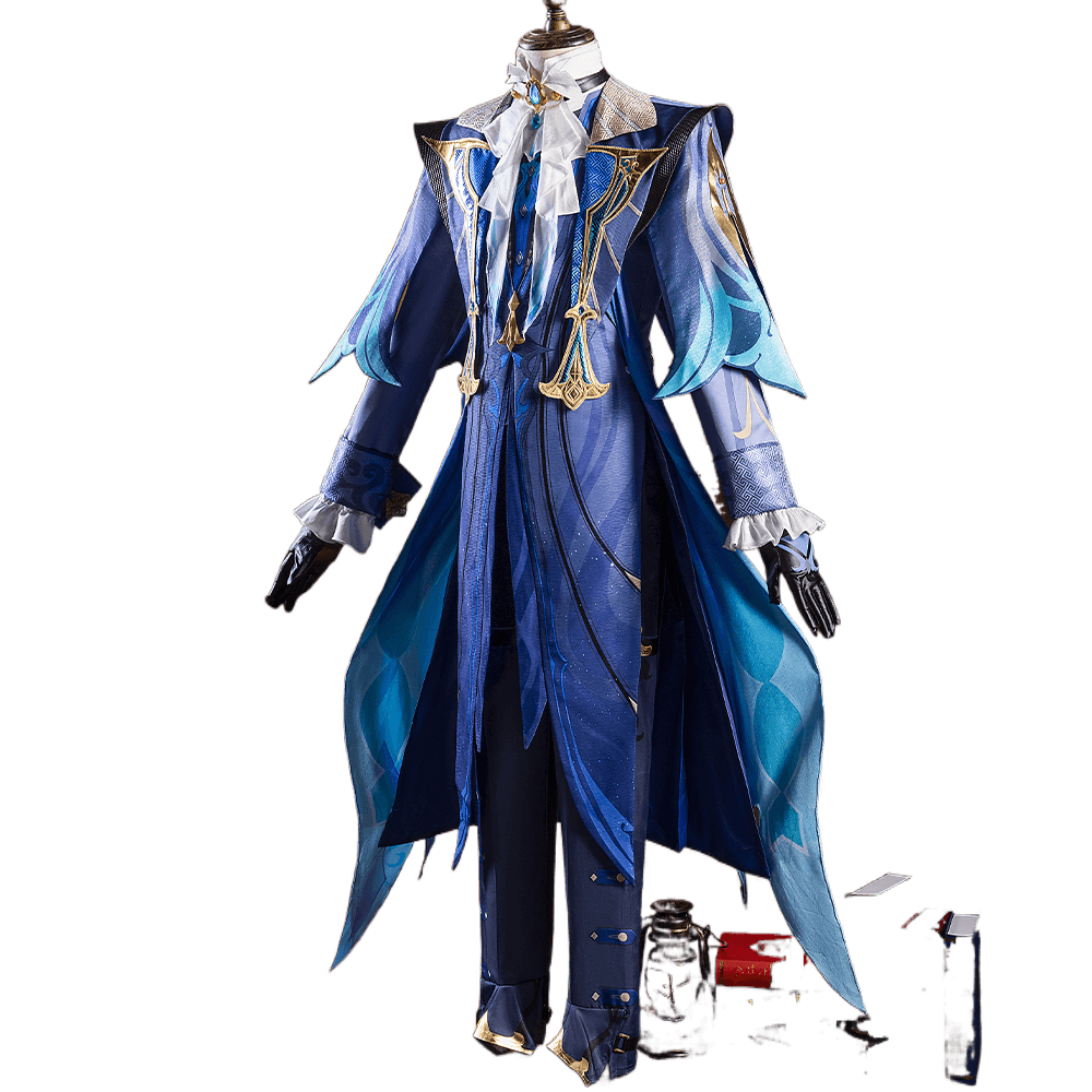 Genshin Impact Neuvillette Cosplay Costume – Authentic Game-Inspired Outfit for Men