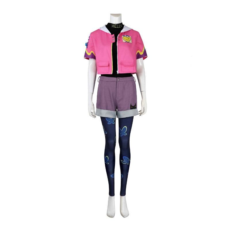 Valorant Clove Cosplay Costume - Pink Coat, Shirt, Pants, Game Suit for Women