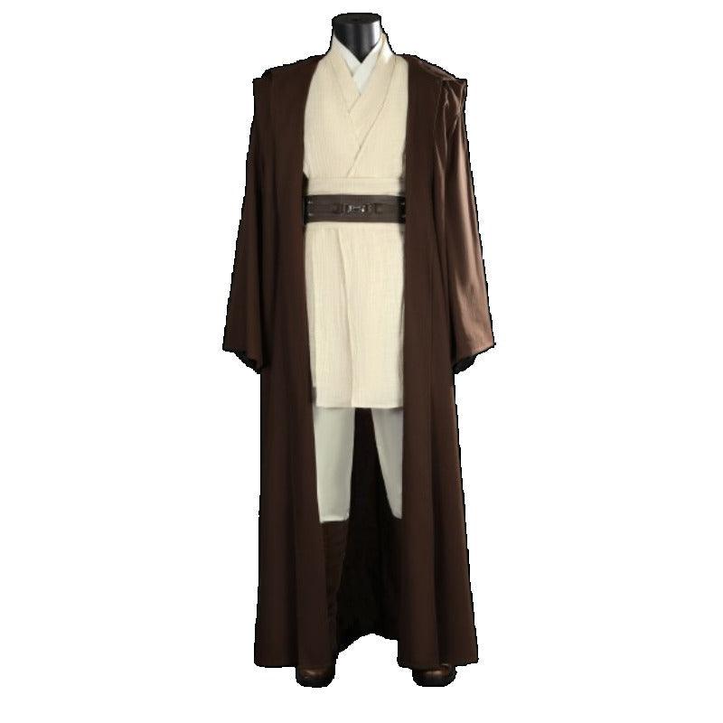 Obi-Wan Kenobi Cosplay Costume Full Set Robe Cloak Halloween Party Outfit