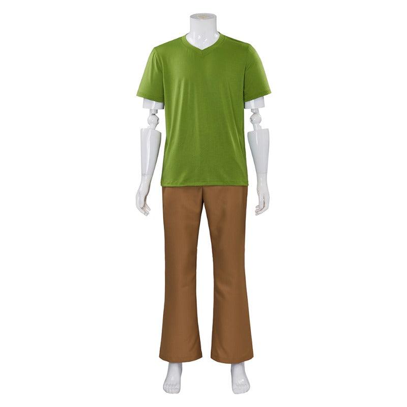 Shaggy Green Costume for Men – Halloween Cosplay Outfit with Shirt & Pants