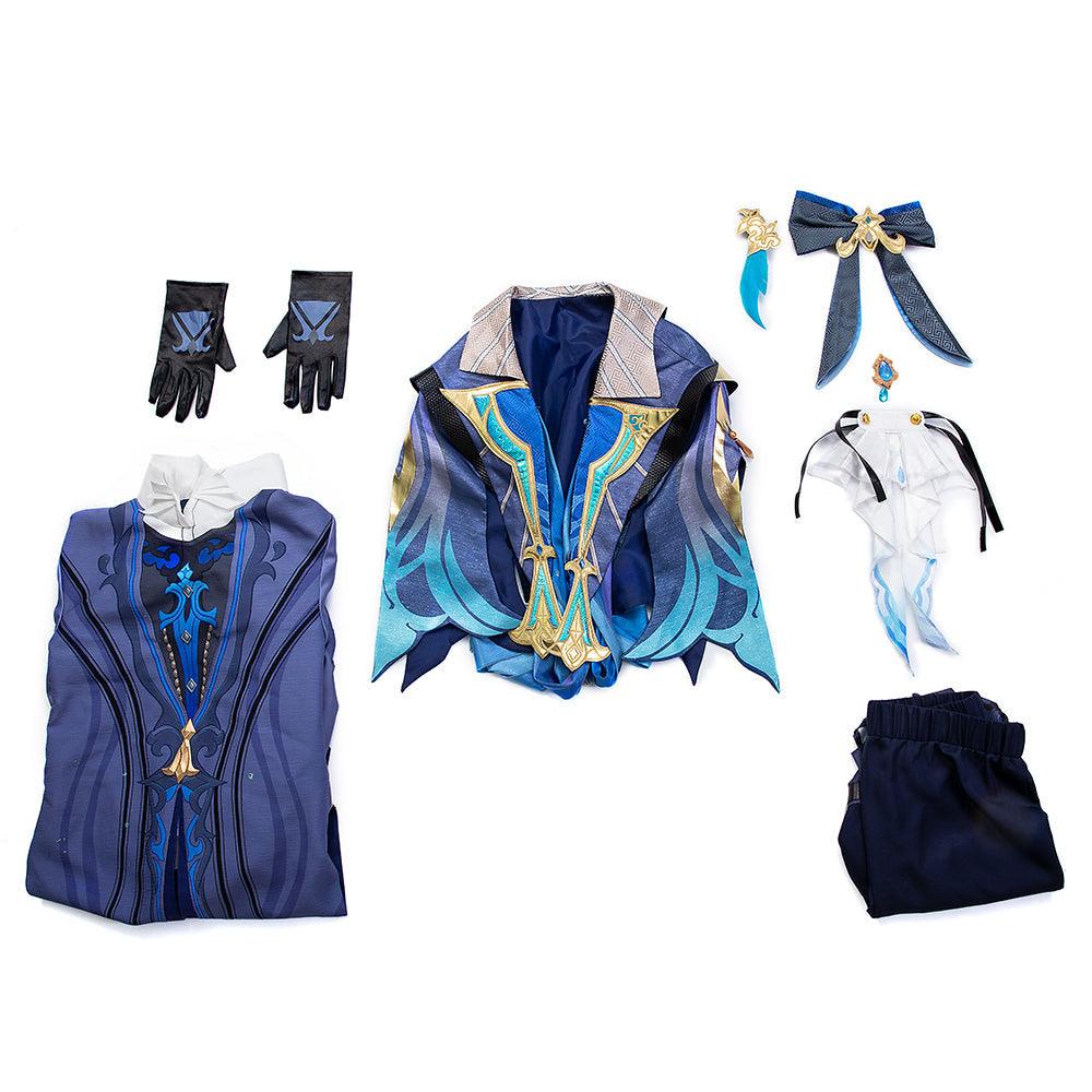 Genshin Impact Neuvillette Cosplay Costume – Authentic Game-Inspired Outfit for Men