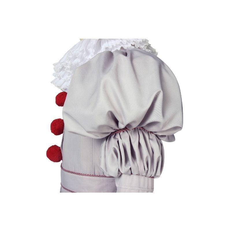 The Dancing Clown Joker Cosplay Costume with White Scarf and Accessories - Halloween Outfit