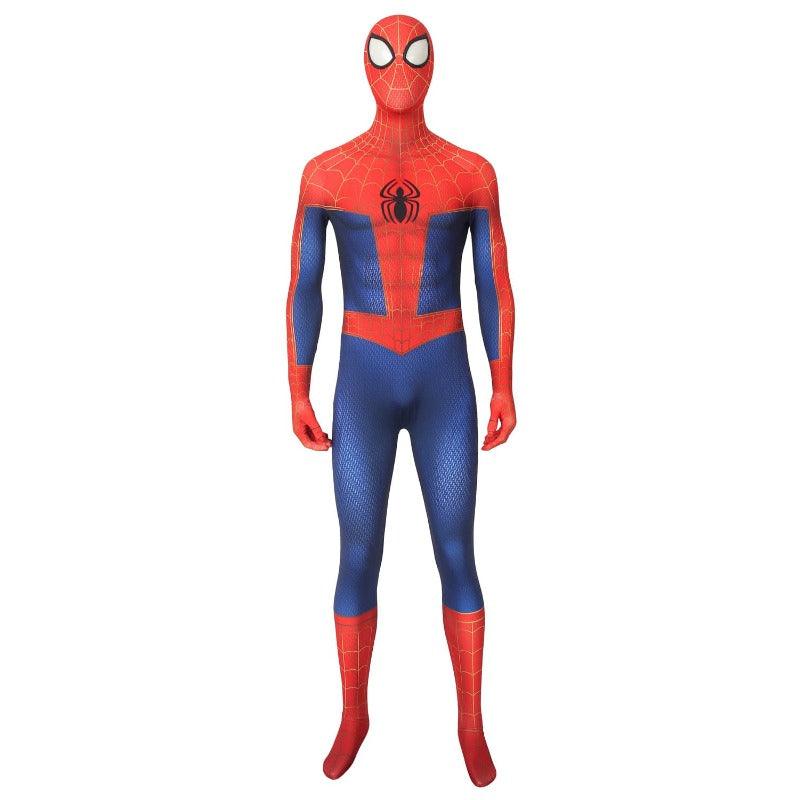 Spider-Verse Spiderman Cosplay Jumpsuit Bodysuit - Halloween Costume for Adults