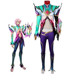 Game LOL  Ezreal Flower Fairy Cosplay  Costume Adult Men Suits Full Sets Halloween Carnival Party Outfits