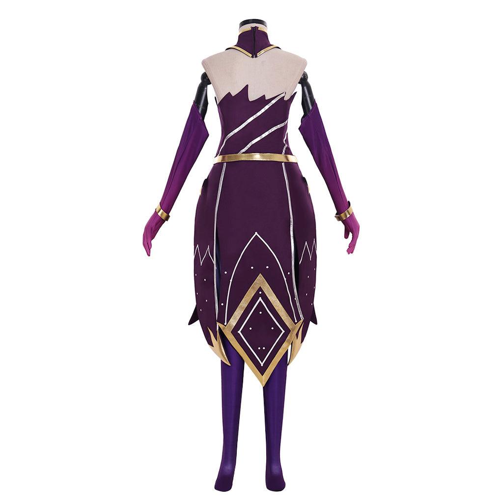 Luxanna Crownguard Cosplay Costume | The Lady of Luminosity Battle Uniform from Coscomos