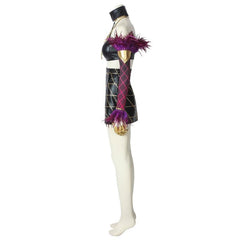 KDA Evelynn Cosplay Costume Set - Sexy LOL KDA Evelynn Top & Skirt for Halloween