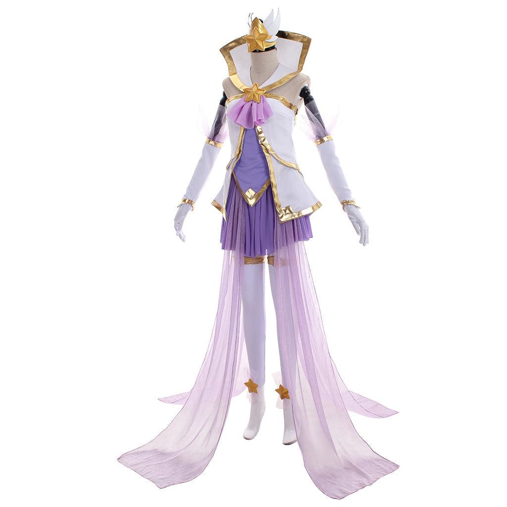 Janna Star Guardian Cosplay Costume | Sexy Combat Uniform Dress for Women | LOL Game Cosplay Outfit