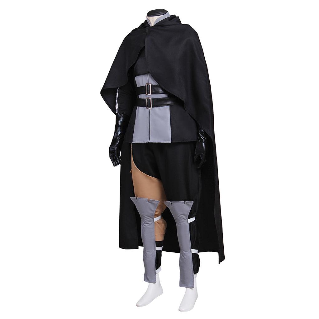 Gaius Cosplay Costume Game Fire Emblem Punk Uniform Suit with Cloak