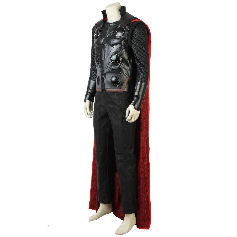 Thor Odinson Cosplay Costume Halloween Outfit with Full Props and Eye Mask