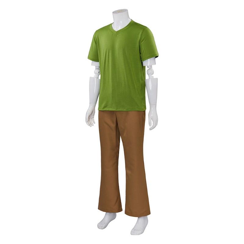 Shaggy Green Costume for Men – Halloween Cosplay Outfit with Shirt & Pants