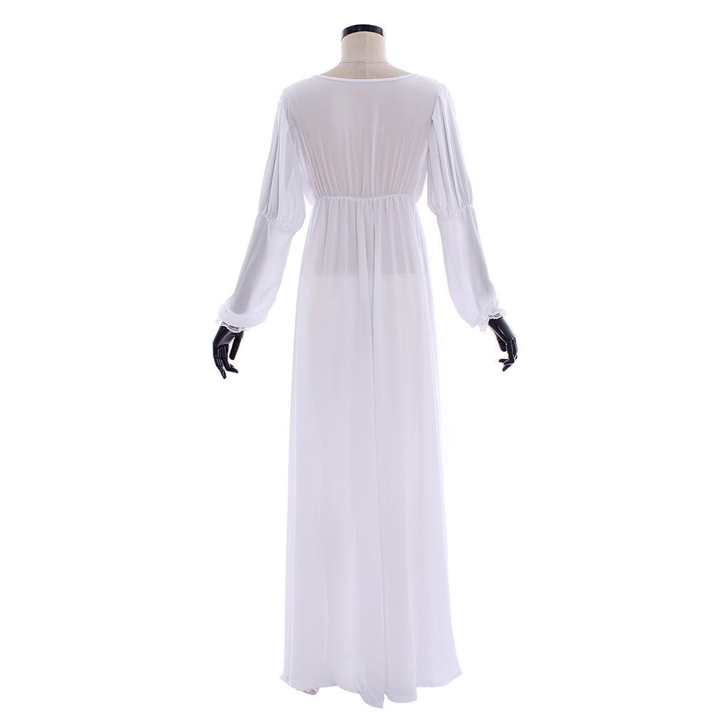 Women's Evening Gown V-neck Long Sleeved A-LINE Floor Length Dress