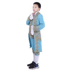 18th Century Colonial Court Costume for Boys - Washington Rococo Blazer Suit - Coscosmos