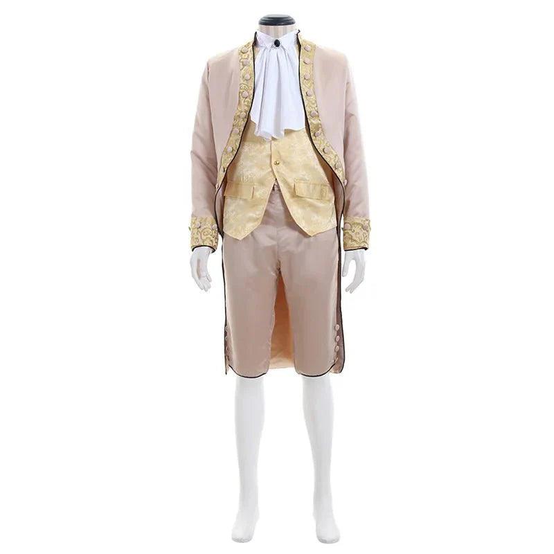 18th Century Colonial Men's Tailcoat Costume - Victorian Rococo Regency Suit | Coscosmos Medieval Series - Coscosmos