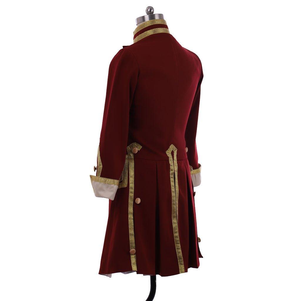 18th Century Colonial Military Uniform Jacket - George Washington Inspired Royal Tailcoat | Coscomos Medieval Series - Coscosmos