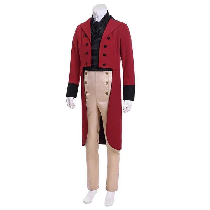 18th Century Colonial Regency Suit for Men - Victorian Officer Uniform Tuxedo | Coscosmos Medieval Series - Coscosmos