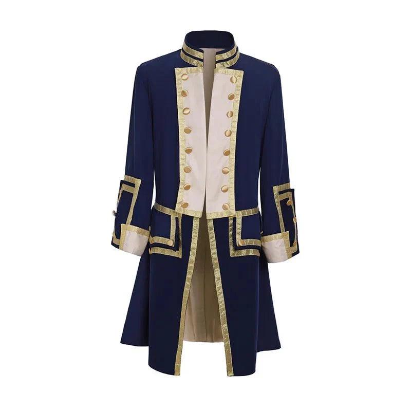 18th Century Colonial Uniform Costume – George Washington Royal Jacket | Coscomos Medieval Series - Coscosmos