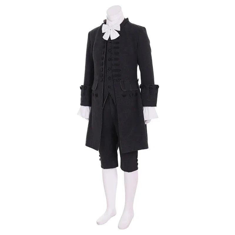 18th Century Men’s Colonial Uniform Costume - Victorian Rococo Regency Retro Suit | Custom - Made Cosplay Outfit - Coscosmos