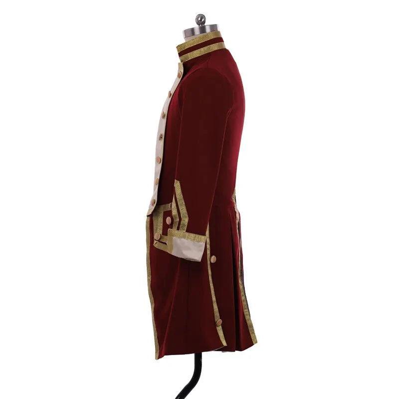 18th Century Royal Military Colonial Tailcoat | George Washington Uniform Cosplay - Coscosmos