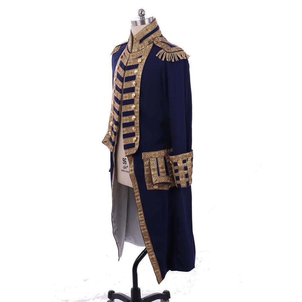 18th Century Royal Military Officer Cosplay Coat - Colonial Uniform Jacket | Coscomos Medieval Series - Coscosmos