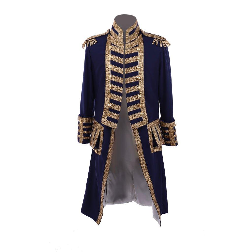 18th Century Royal Military Officer Cosplay Coat - Colonial Uniform Jacket | Coscomos Medieval Series - Coscosmos