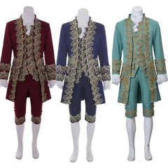 18th Century Victorian Gentleman Costume - Aristocrat Medieval Royal Men's Outfit - Coscosmos