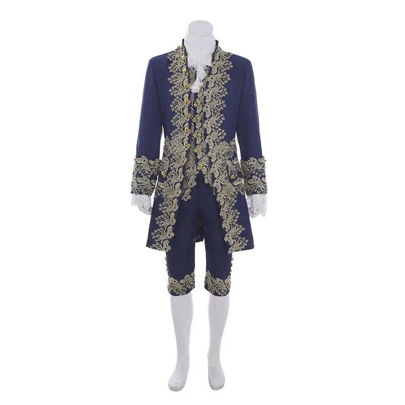 18th Century Victorian Gentleman Costume - Aristocrat Medieval Royal Men's Outfit - Coscosmos