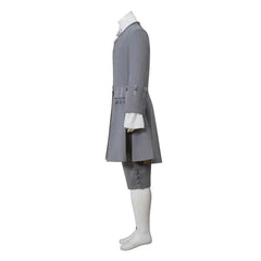 18th Century Victorian Prince Cosplay Costume - Tailcoat Blazer with Lace Tie for Halloween & Parties - Coscosmos