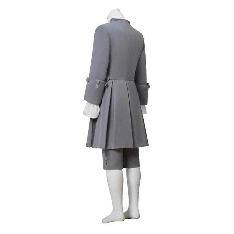 18th Century Victorian Prince Cosplay Costume - Tailcoat Blazer with Lace Tie for Halloween & Parties - Coscosmos