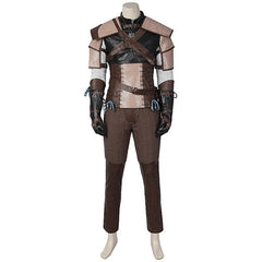 Witcher 3 Geralt of Rivia Cosplay Costume Leather Jacket Wild Hunt Hero Suit for Halloween