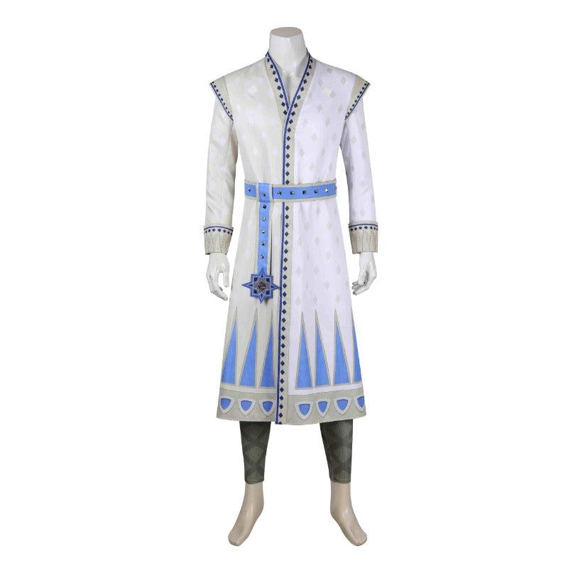 King Magnifico Costume for Men - Rosas Cosplay Cloak, Robe & Belt for Halloween Party