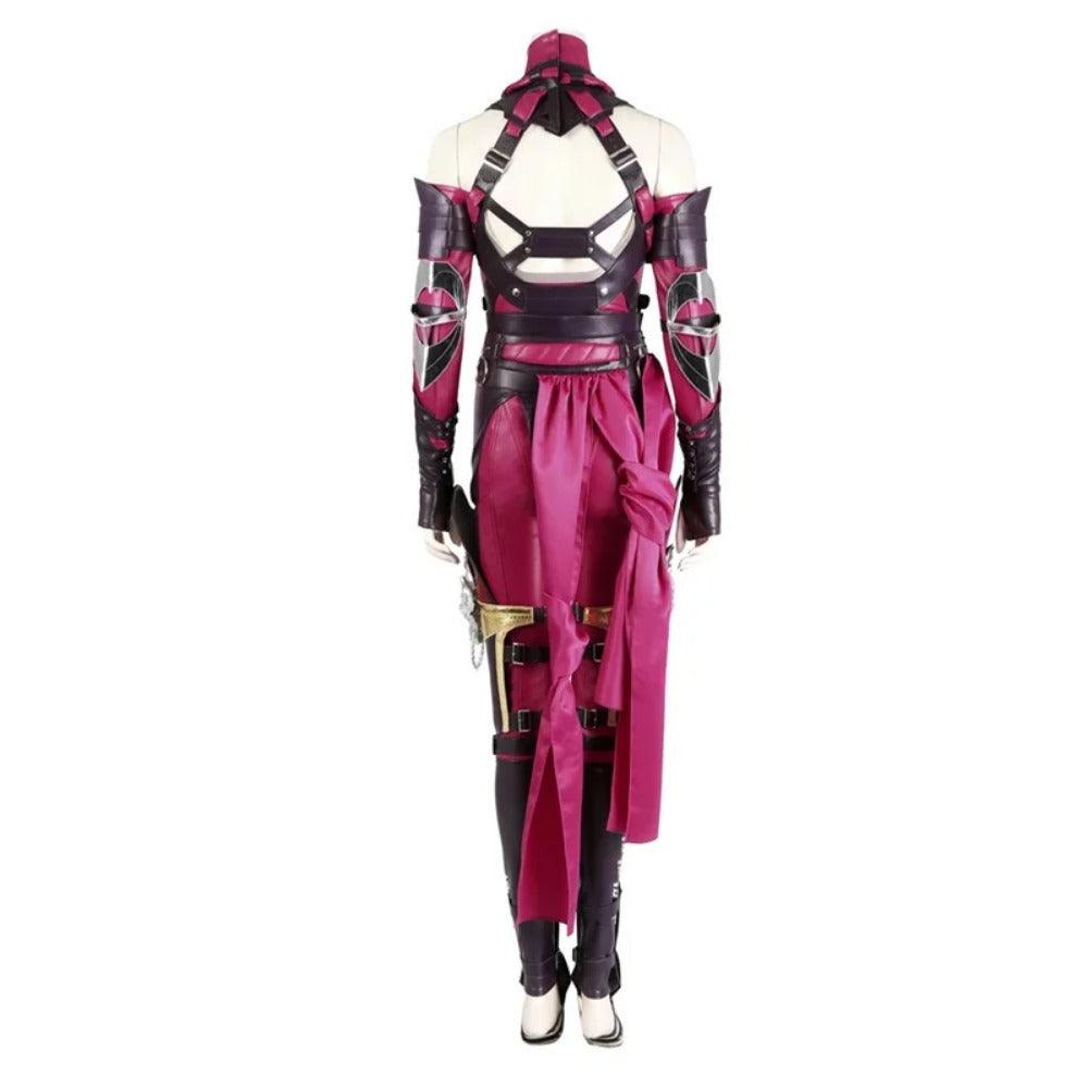 Mileena Cosplay Costume Sexy Battle Outfits - Mortal Kombat Halloween Combat Suit Full Set