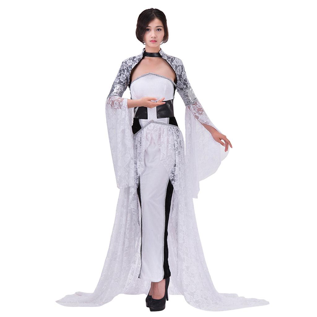 Final Fantasy XV Lunafreya Nox Fleuret Cosplay Costume Evening Party Dress for Women