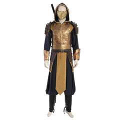 Mortal Kombat Scorpion Hanzo Hasashi Cosplay Costume Battle Suit for Halloween & Parties