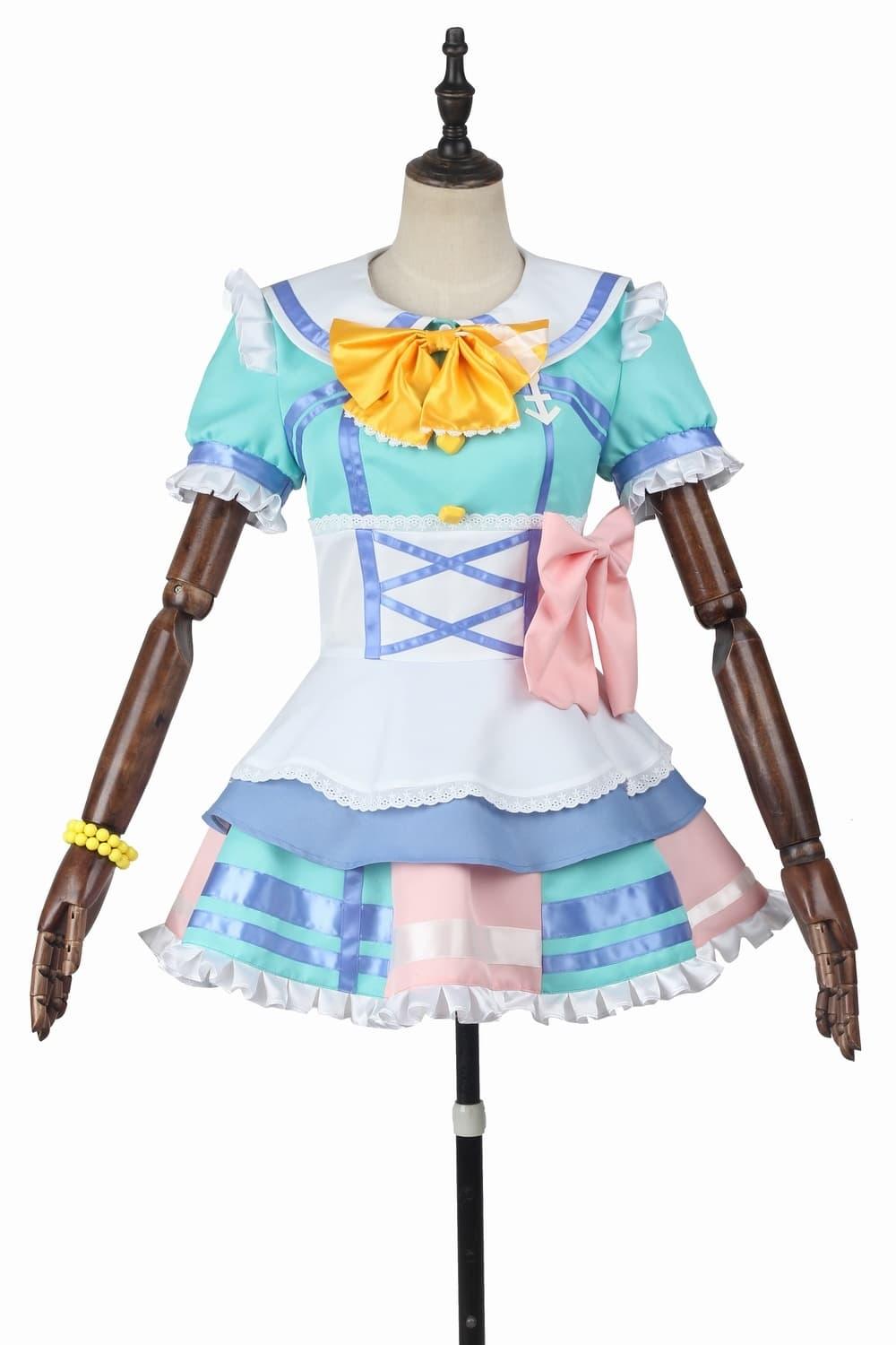 Love Live! Sunshine!! Aqours Jumping Heart Cosplay Costume - Chika, Dia, Ruby & Riko Outfit