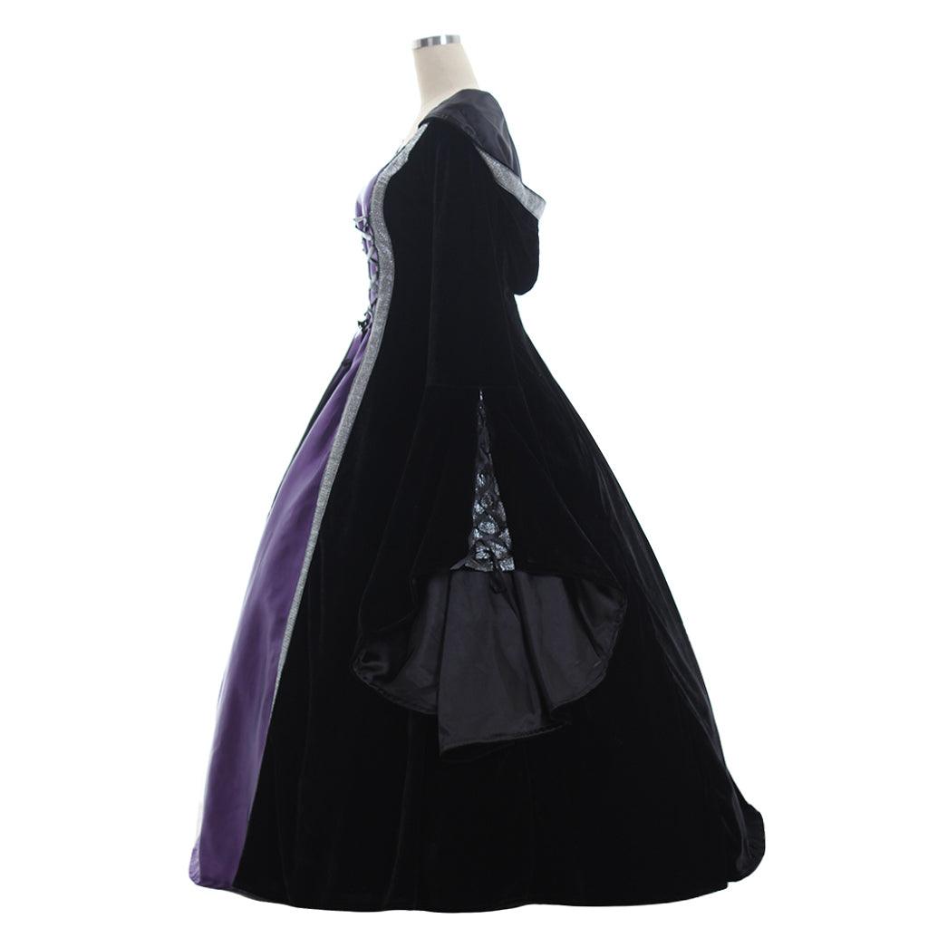 Medieval Retro Dress Victorian Tudor Spanish Noble Dress Halloween Carnival Party Cosplay Costume