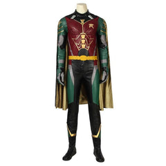 Red Robin Tim Drake Cosplay Costume – Damian Wayne Cape Uniform for Halloween