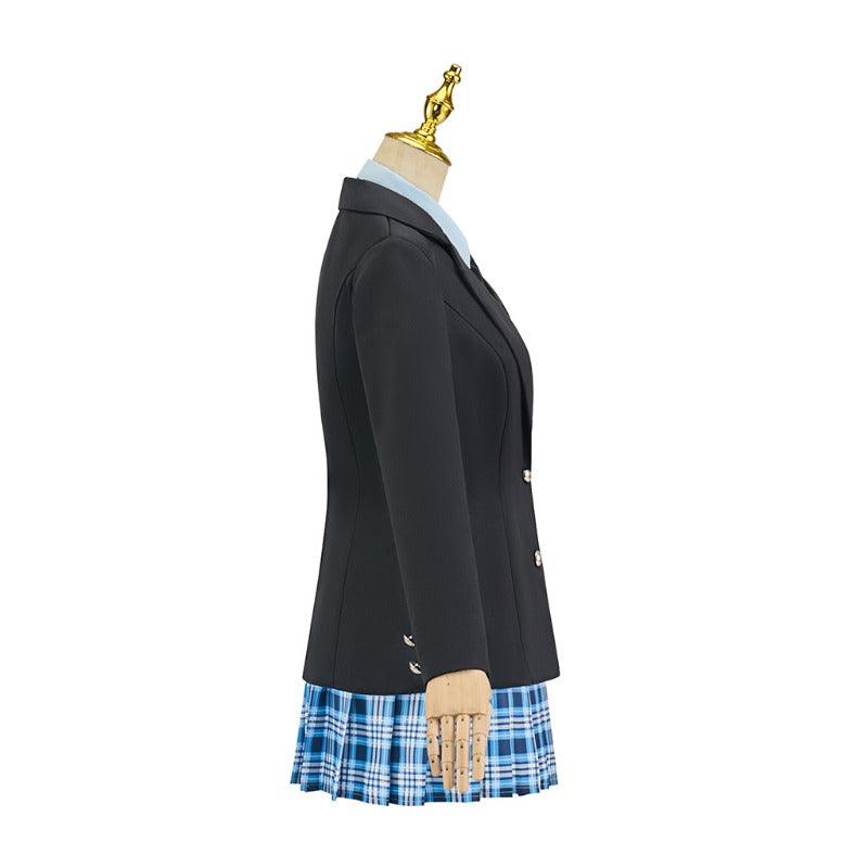 Mia Cosplay School Uniform Women's Blazer Shirt Skirt Outfit - Princess Diaries Costume