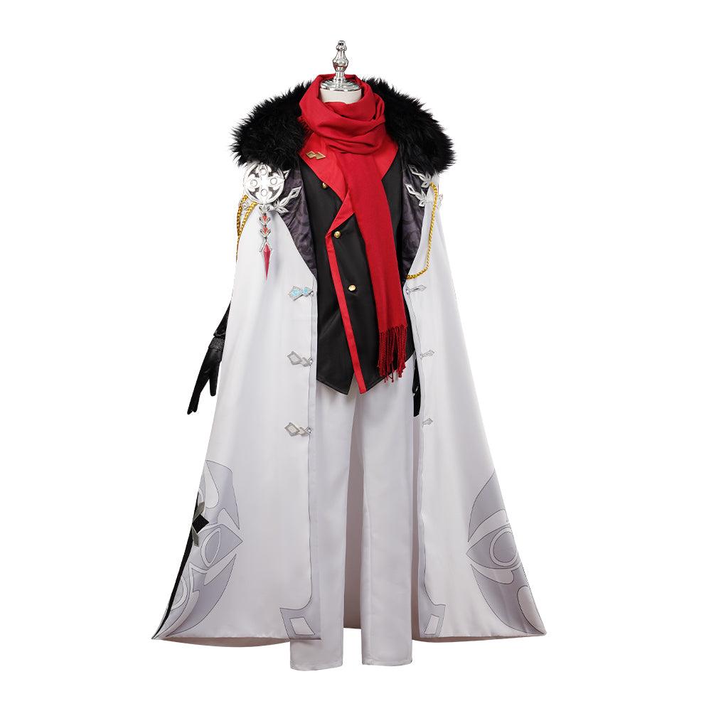 Genshin Impact Fatui Cloak Pierr Pantalone Tartaglia Costume Harlequin Doctor Sandrone Columbina Regretor Cape