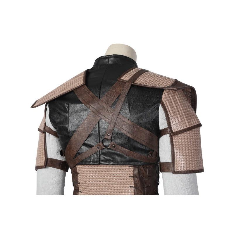 Witcher 3 Geralt of Rivia Cosplay Costume Leather Jacket Wild Hunt Hero Suit for Halloween