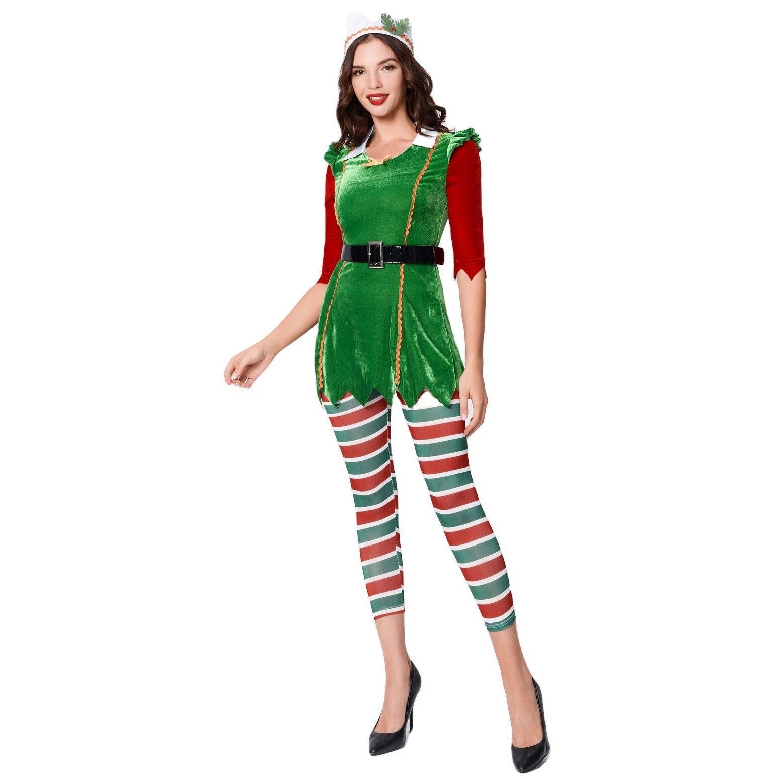 Cosplay Christmas Costume, Girls Festival Performance Christmas Costume, Stage Performance COS Christmas Costume