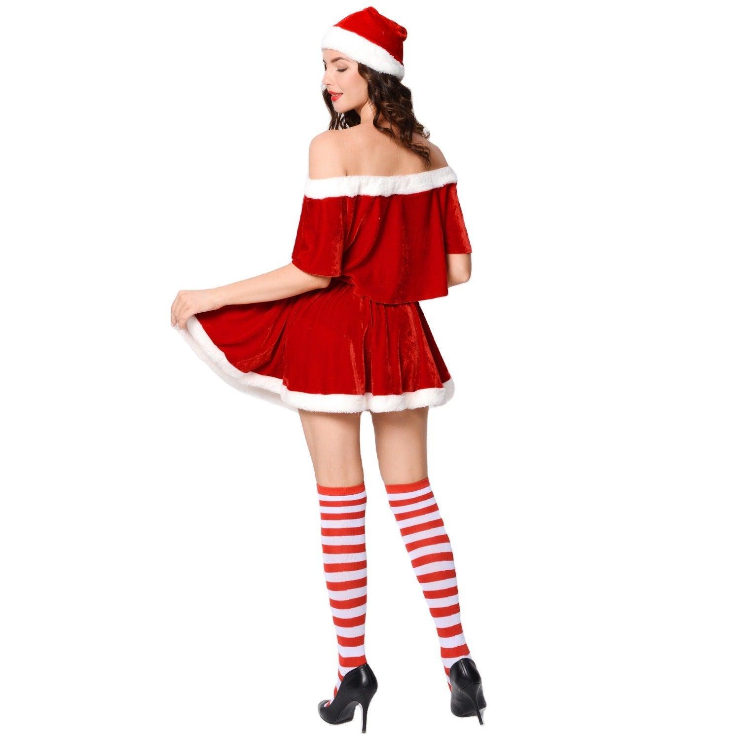 Christmas clothing, stage performance clothing COS New Year's Day New Year's party Christmas clothing