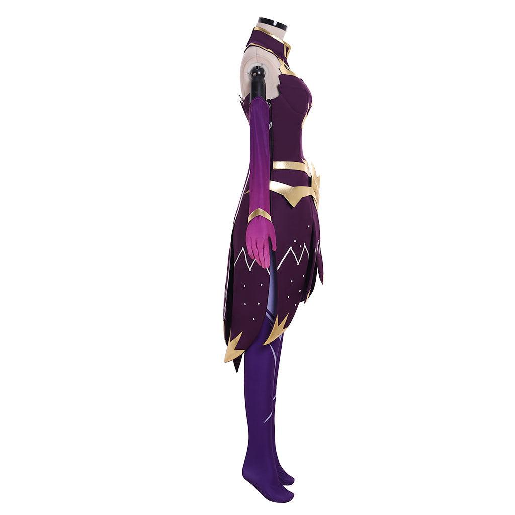 Luxanna Crownguard Cosplay Costume | The Lady of Luminosity Battle Uniform from Coscomos