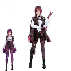 Game Honkai Star Rail Kafka Cosplay Costume Stellaron Hunters Killer Beauty Kafka Uniform Halloween Role Play Outfit