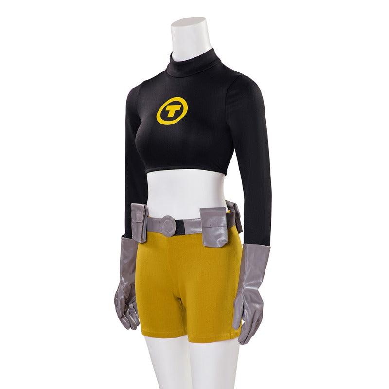 Teen Girls' Terra Cosplay Costume - Titan Superhero Suit for Halloween