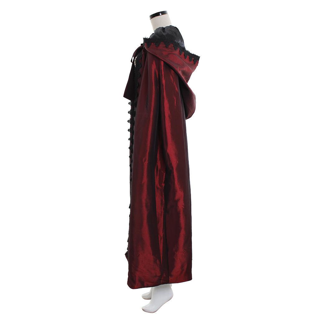 Victorian Red Cloak Halloween Cosplay Costume