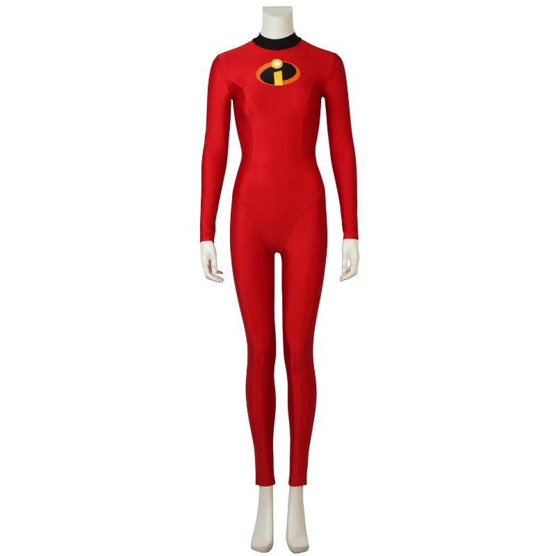 Incredibles 2 Elastigirl Helen Parr Cosplay Costume Bodysuit with Mask - Takerlama