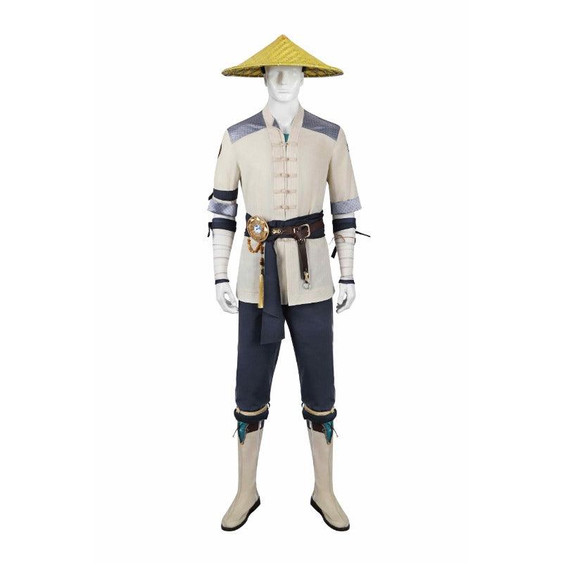 Mortal Kombat 1 Raiden Cosplay Costume Full Set Battle Uniform for Halloween & Parties