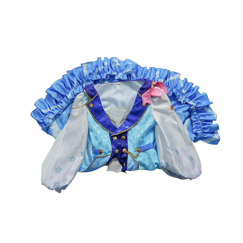 Genshin Impact Kamisato Ayaka Costume - Flower Letter Cosplay Outfit