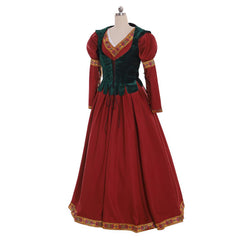 Renaissance Victorian Court Royal Princess Corset Dress Suit Medieval Tudor Queen Tea Party Ball Gown