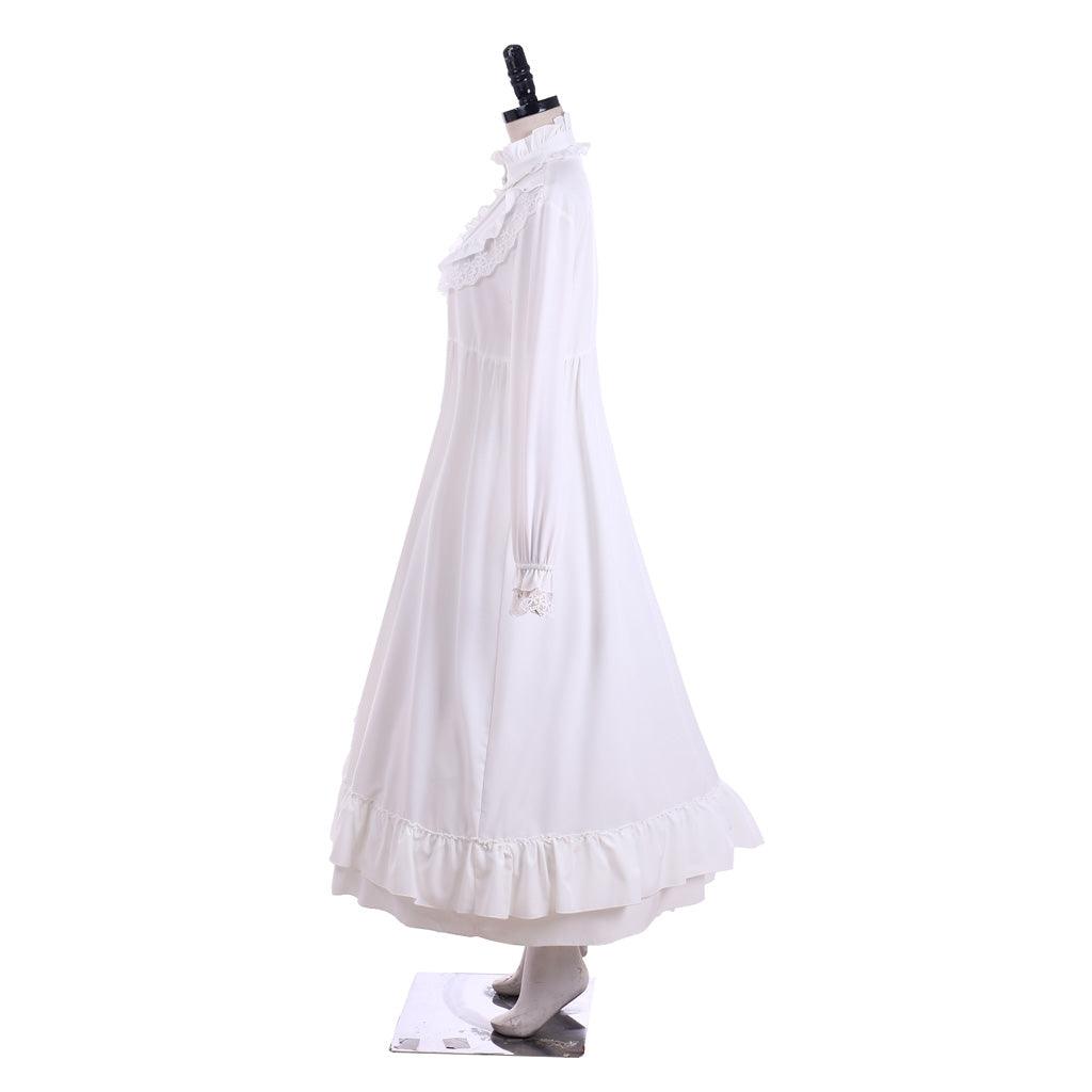 Marie Antoinette White Ball Gown Dress Vintage Victorian Dresses Medieval Baroque Ball Gown Renaissance High Waist Dress Vestido